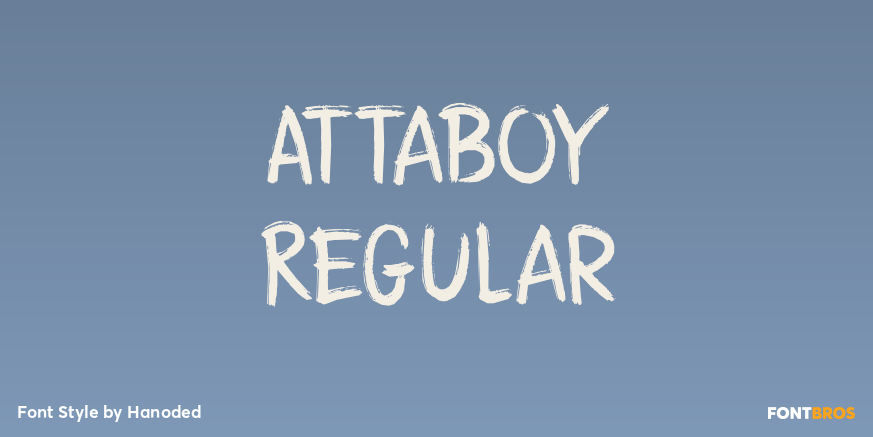 Attaboy Regular Poster