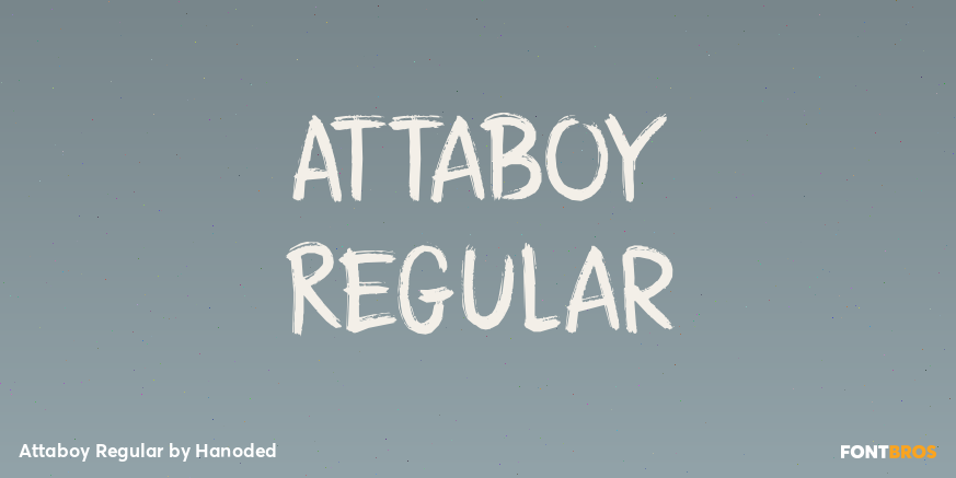 Attaboy Regular Poster