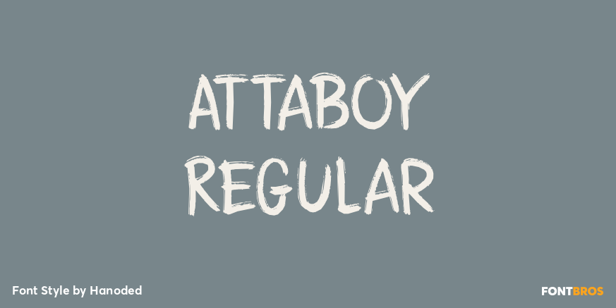 Attaboy Regular Poster
