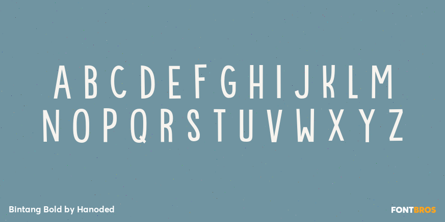 Bintang Bold Font Poster #2