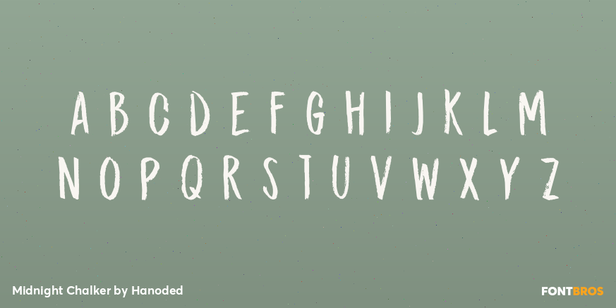 Midnight Chalker Font Poster #3