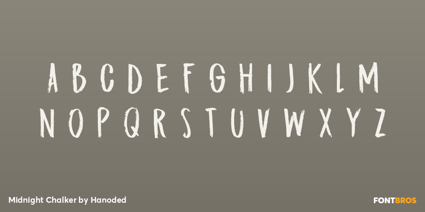 Midnight Chalker Font Poster #1