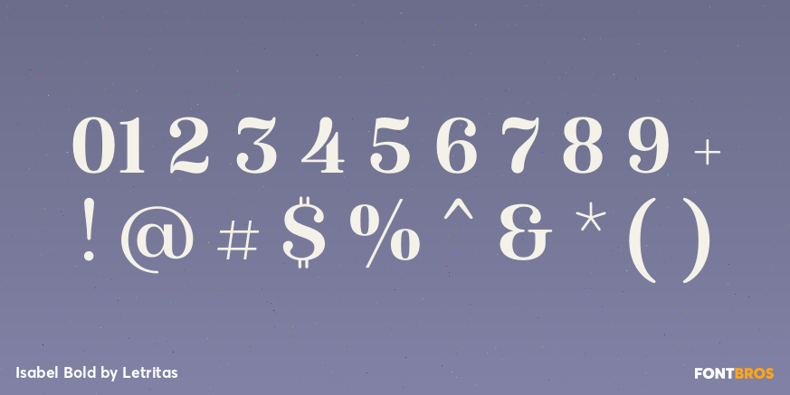 Isabel Bold Font Poster #4