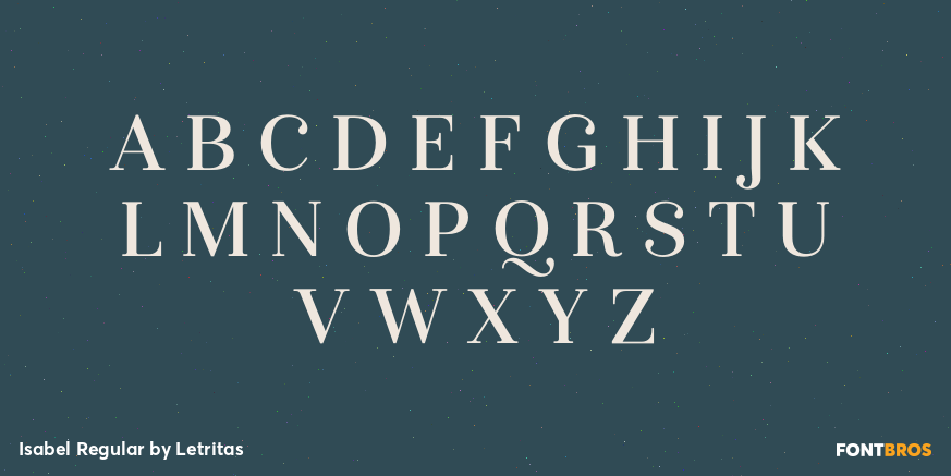Isabel Regular Font Poster #2