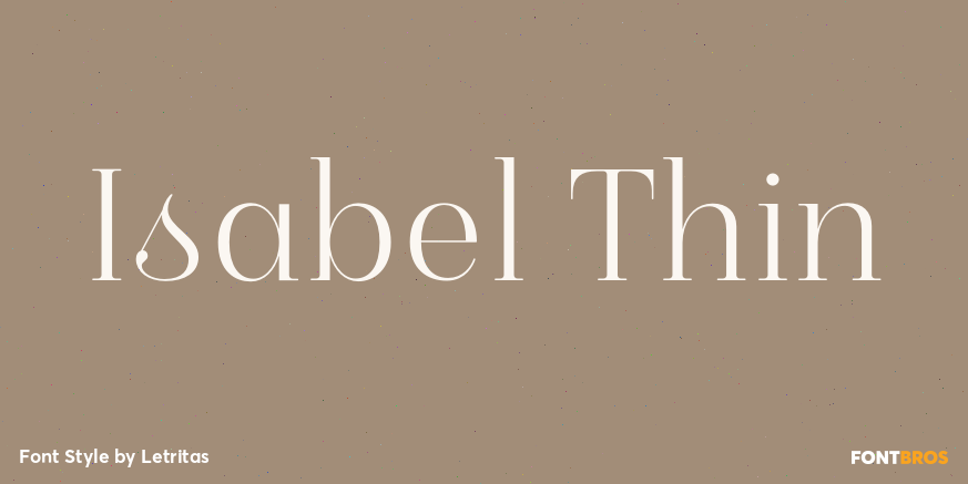 Isabel Thin Poster