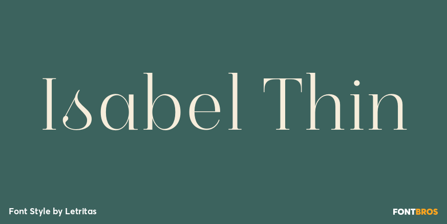 Isabel Thin Poster