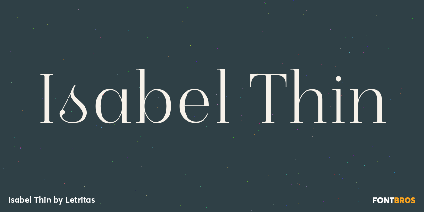 Isabel Thin Poster