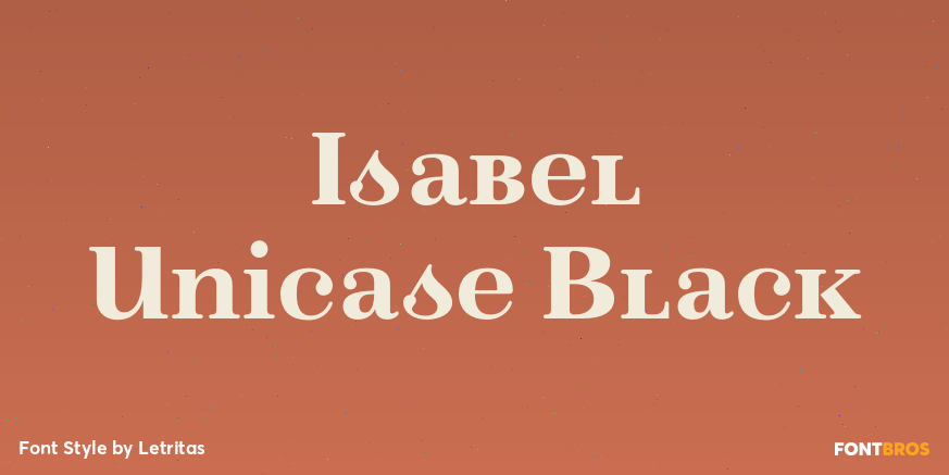 Isabel Unicase Black Poster