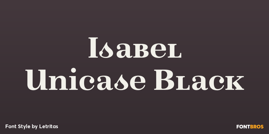 Isabel Unicase Black Poster