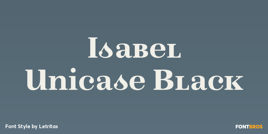 Isabel Unicase Black Poster