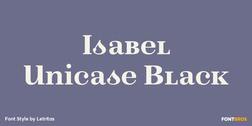 Isabel Unicase Black Poster