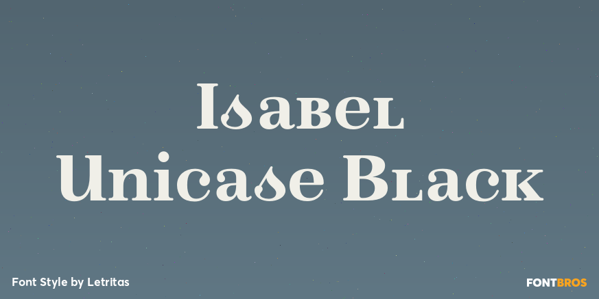 Isabel Unicase Black Poster