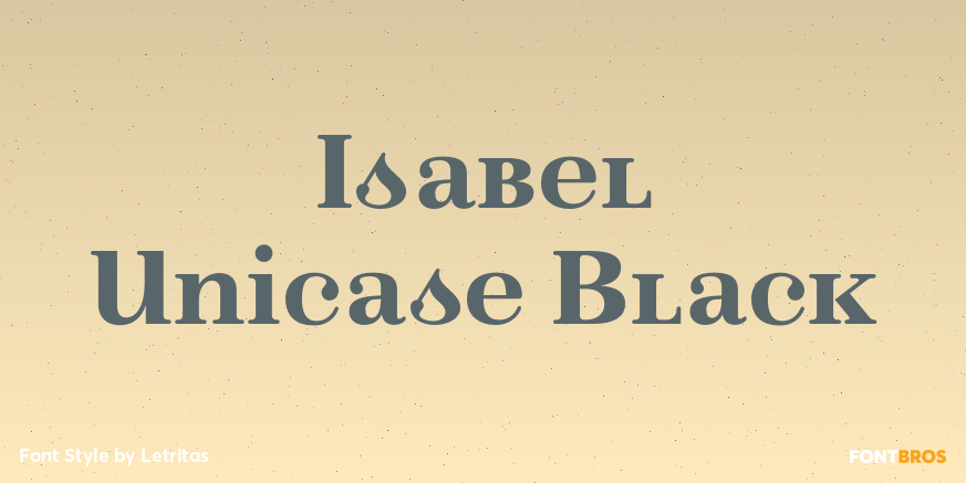 Isabel Unicase Black Poster