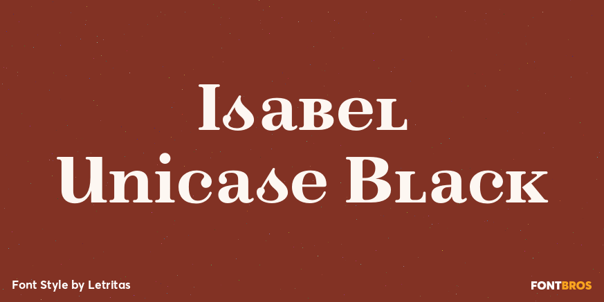Isabel Unicase Black Poster