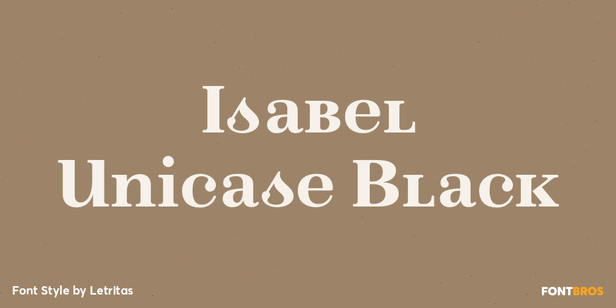 Isabel Unicase Black Poster