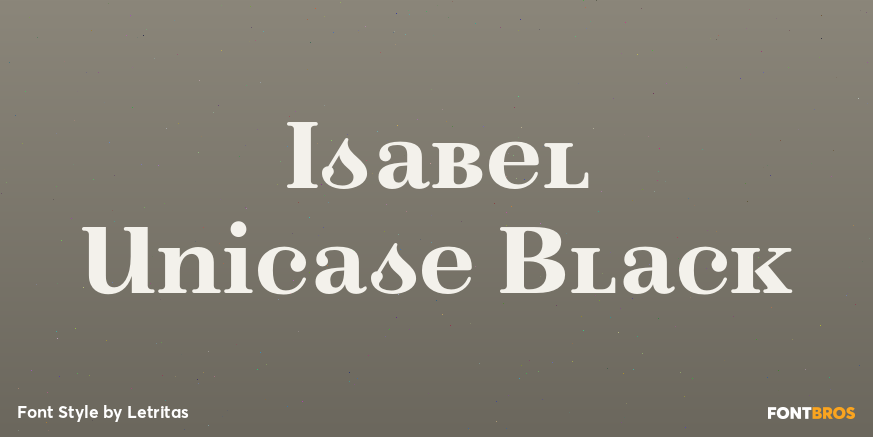 Isabel Unicase Black Poster