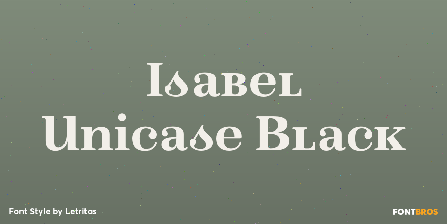 Isabel Unicase Black Poster
