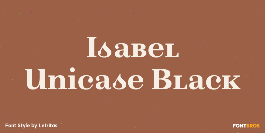 Isabel Unicase Black Poster