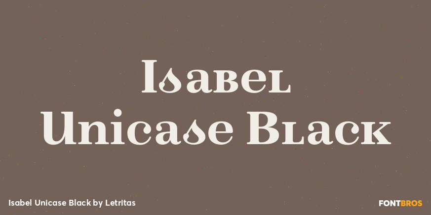 Isabel Unicase Black Poster