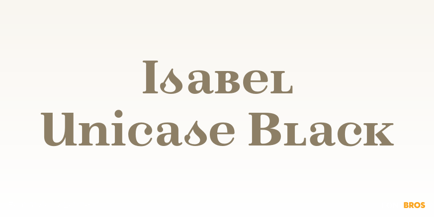 Isabel Unicase Black Poster