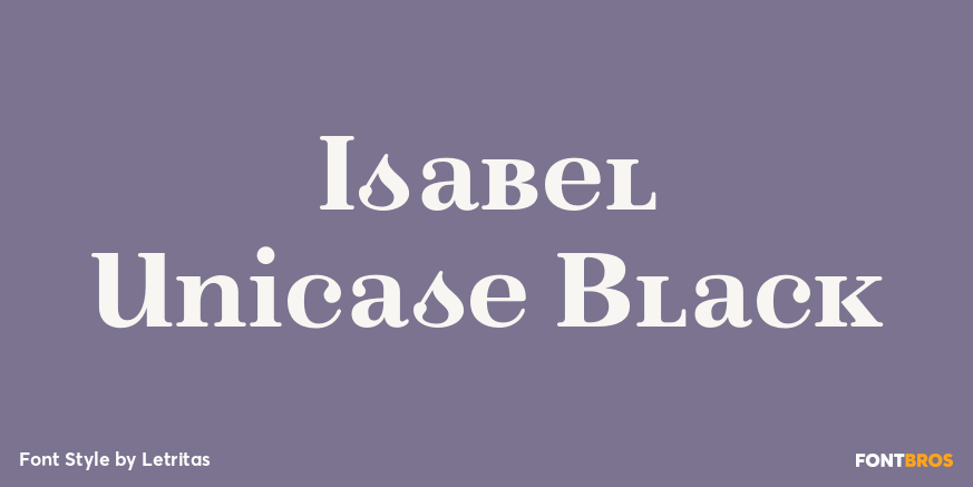 Isabel Unicase Black Poster