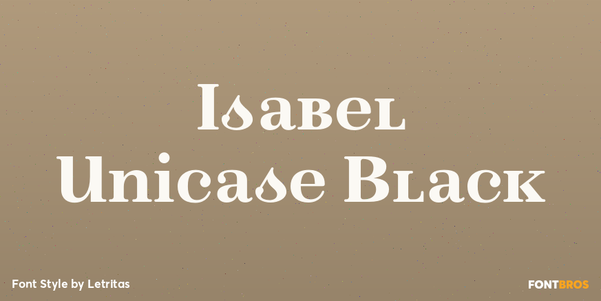 Isabel Unicase Black Poster