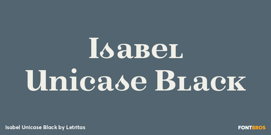 Isabel Unicase Black Poster