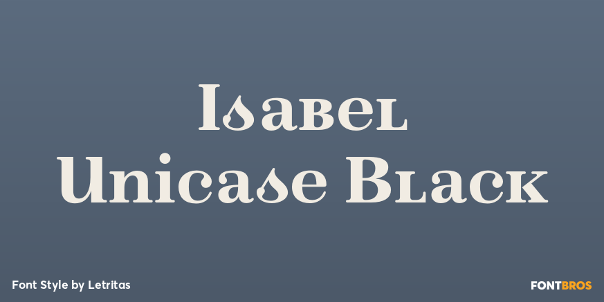 Isabel Unicase Black Poster
