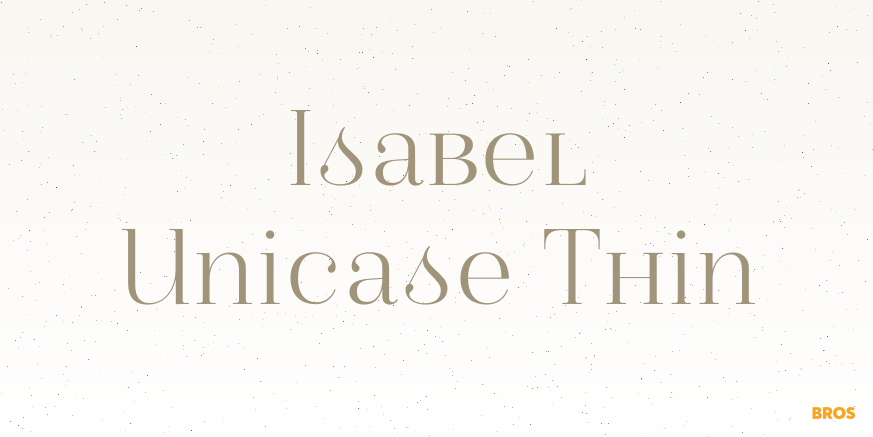 Isabel Unicase Thin Poster
