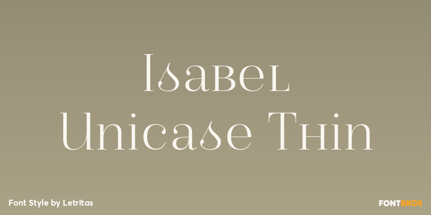 Isabel Unicase Thin Poster