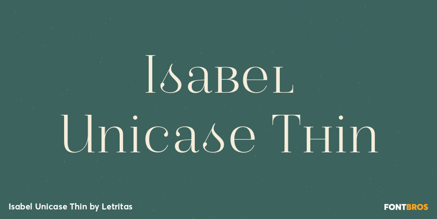 Isabel Unicase Thin Poster