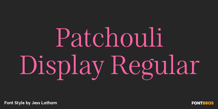 Patchouli Display Regular Poster