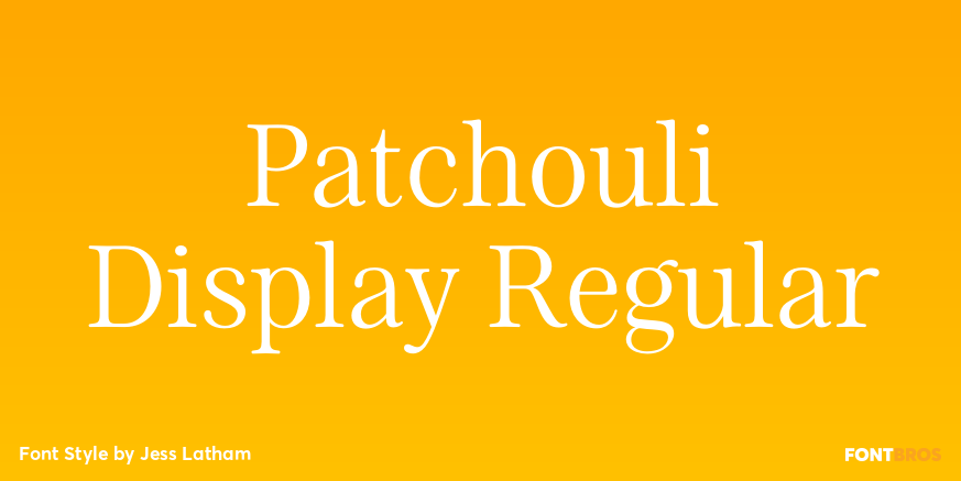 Patchouli Display Regular Poster
