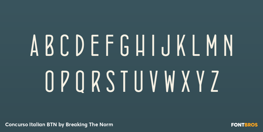 Concurso Italian BTN Font Poster #3