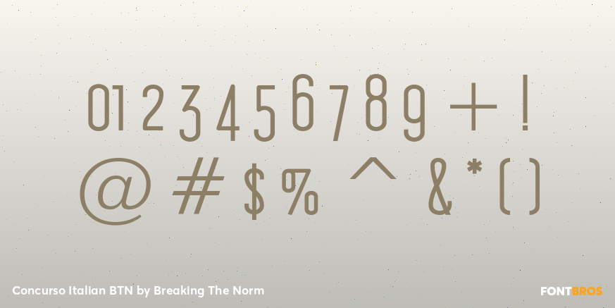 Concurso Italian BTN Font Poster #4