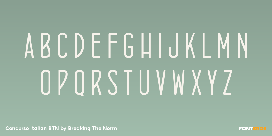 Concurso Italian BTN Font Poster #1