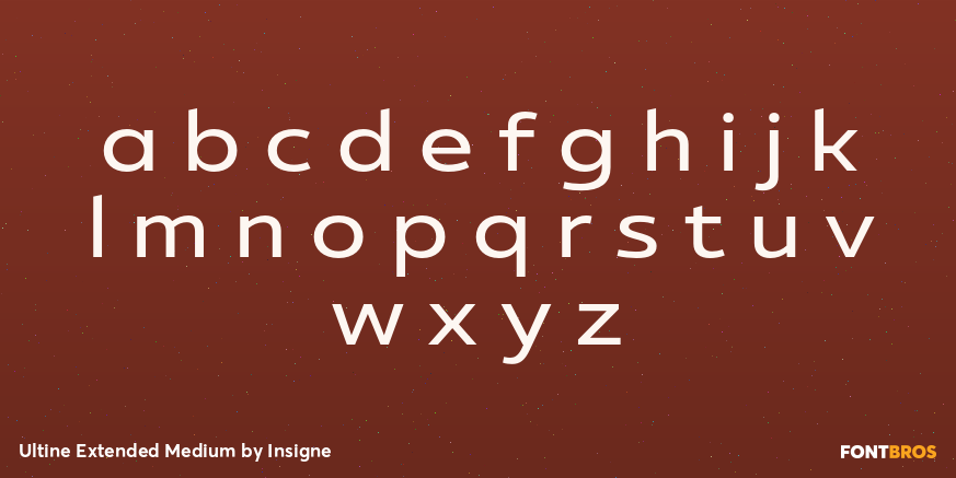 Ultine Extended Medium Font Poster #3