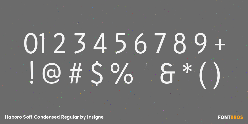 Haboro Soft Condensed Regular Font Poster #4