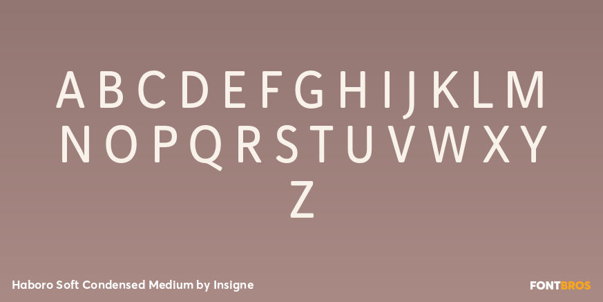 Haboro Soft Condensed Medium Font Poster #2