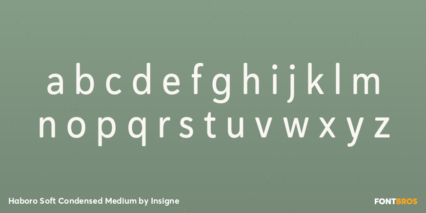 Haboro Soft Condensed Medium Font Poster #3