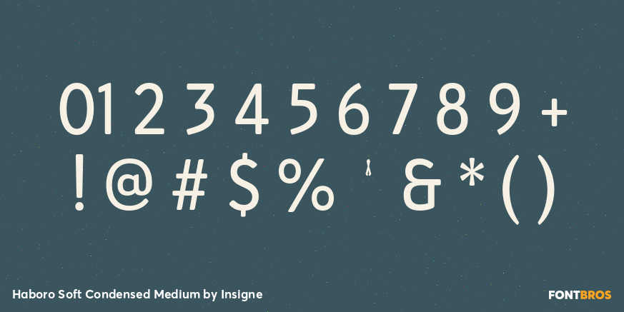 Haboro Soft Condensed Medium Font Poster #4