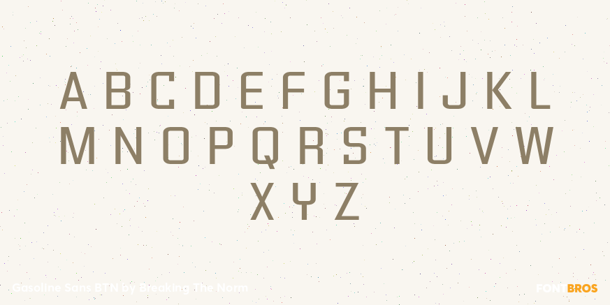 Gasoline Sans BTN Font Poster #2
