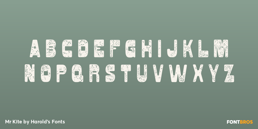 Mr Kite Font Poster #2