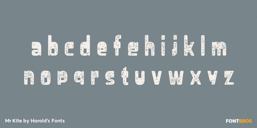 Mr Kite Font Poster #3