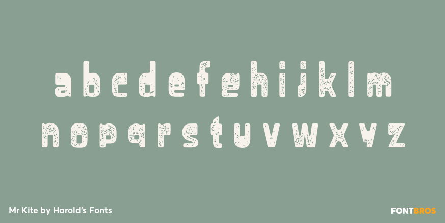 Mr Kite Font Poster #1