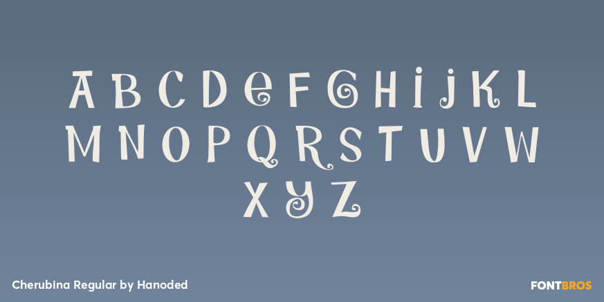 Cherubina Regular Font Poster #3