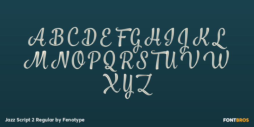 Jazz Script 2 Regular Font Poster #2