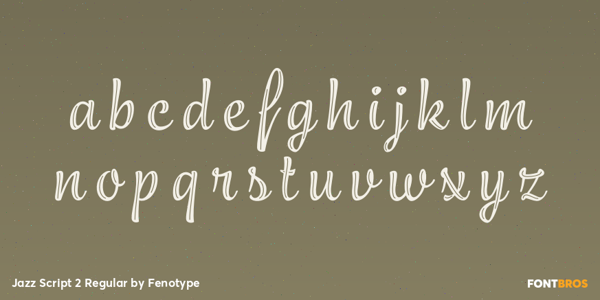 Jazz Script 2 Regular Font Poster #3