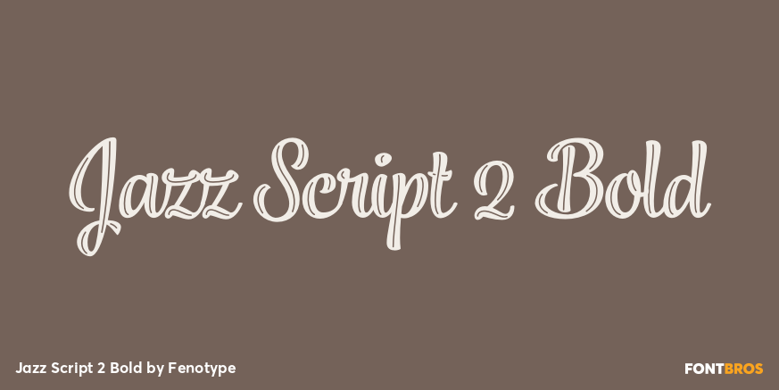 Jazz Script 2 Bold Font Poster #1