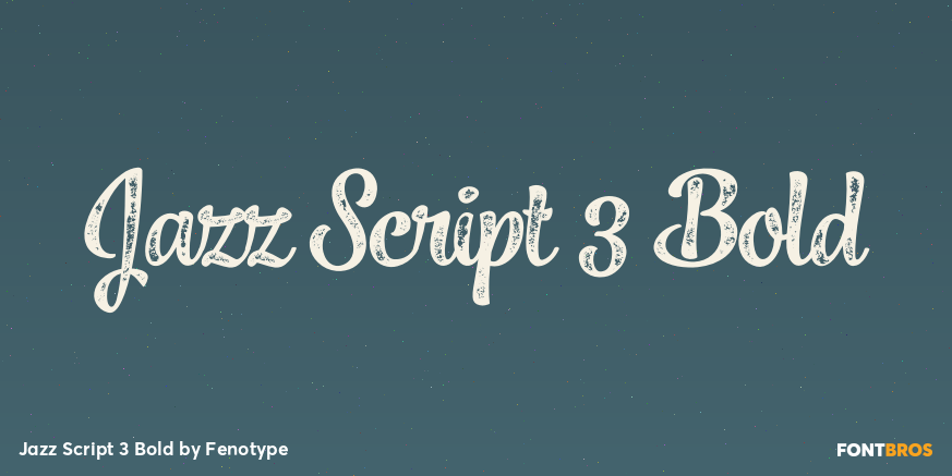 Jazz Script 3 Bold Font Poster #1